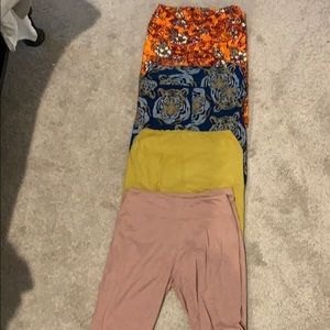 Lot of Lularoe leggings. EUC. All OS.